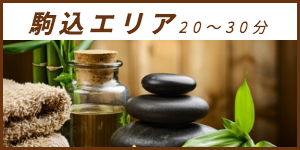 出張マッサージが楽しめる駒込エリア20〜30分